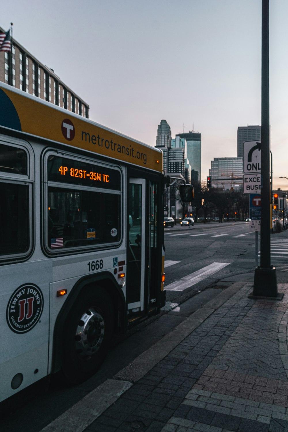 white and black bus