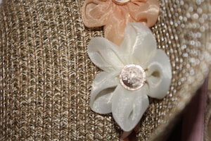 Beige Floral Stall