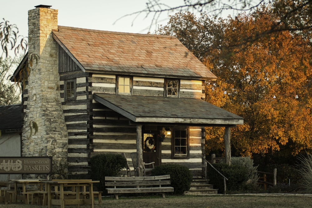 brown wooden house during daytime