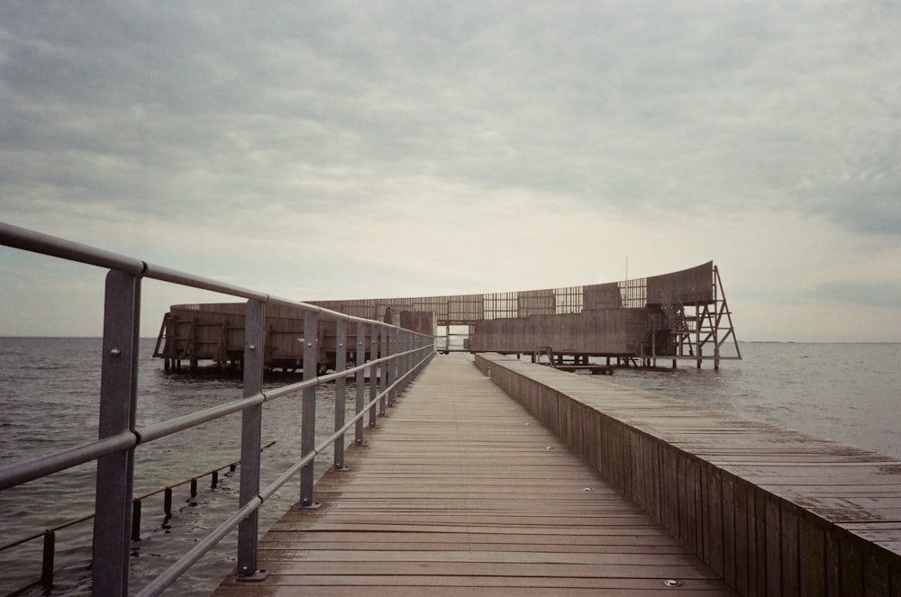 boardwalk on body of water