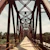 brown metal bridge