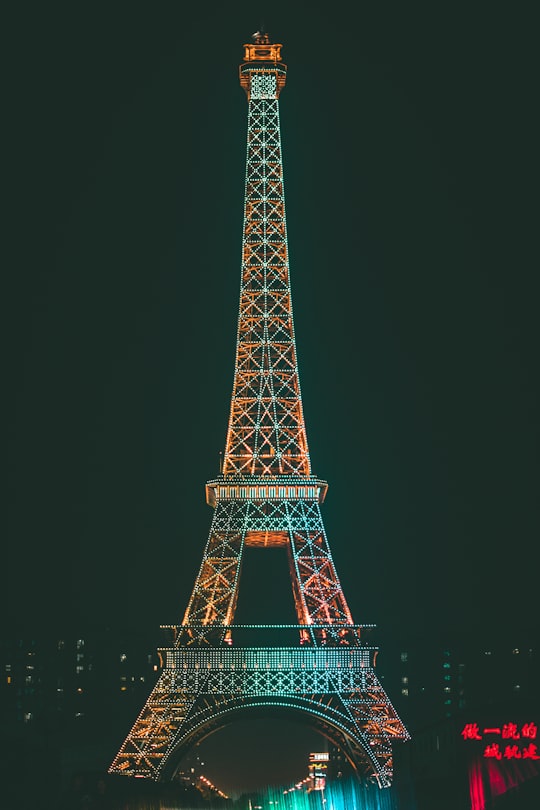 gray and brown Eiffel Tower in Hangzhou China