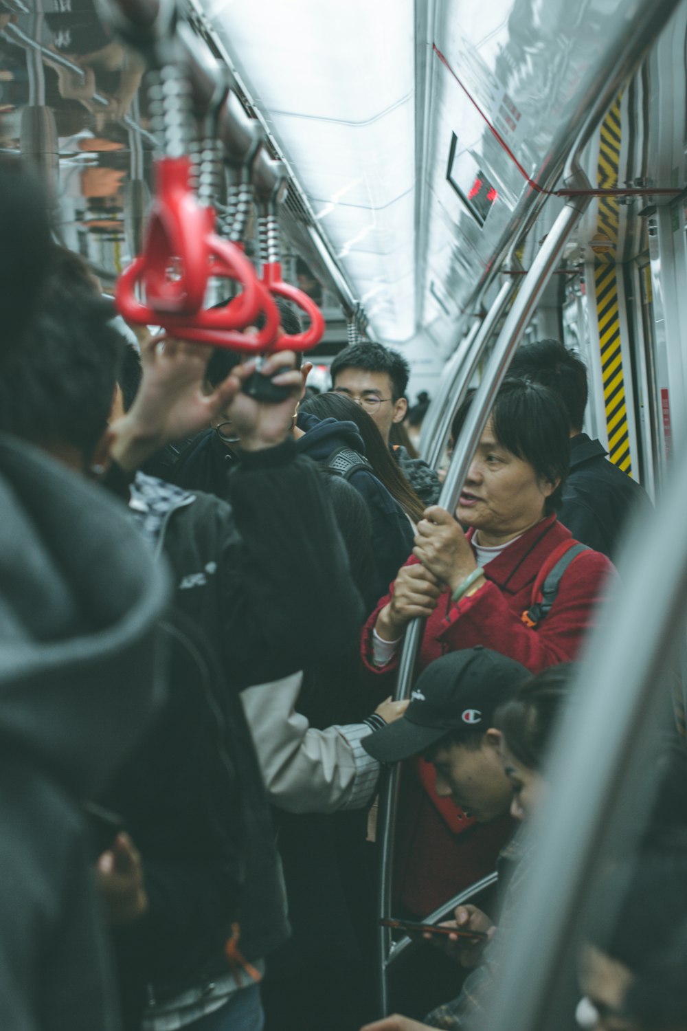 people inside train