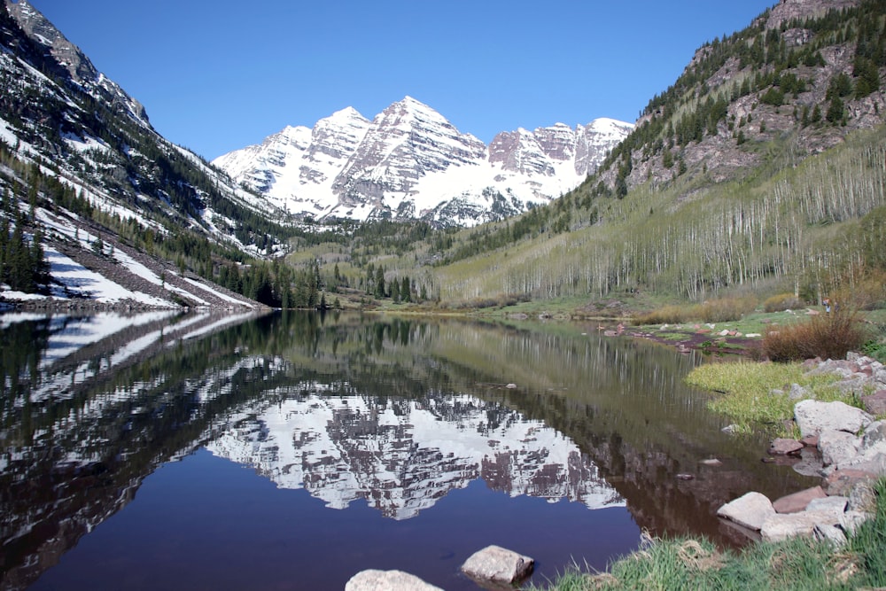 icy mountain and mountain scenery