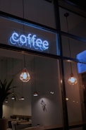 Coffee neon signage