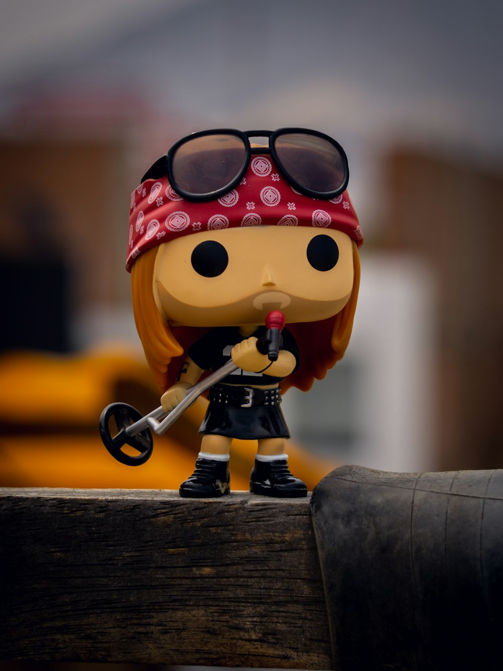 Pop vinyl figure rock star