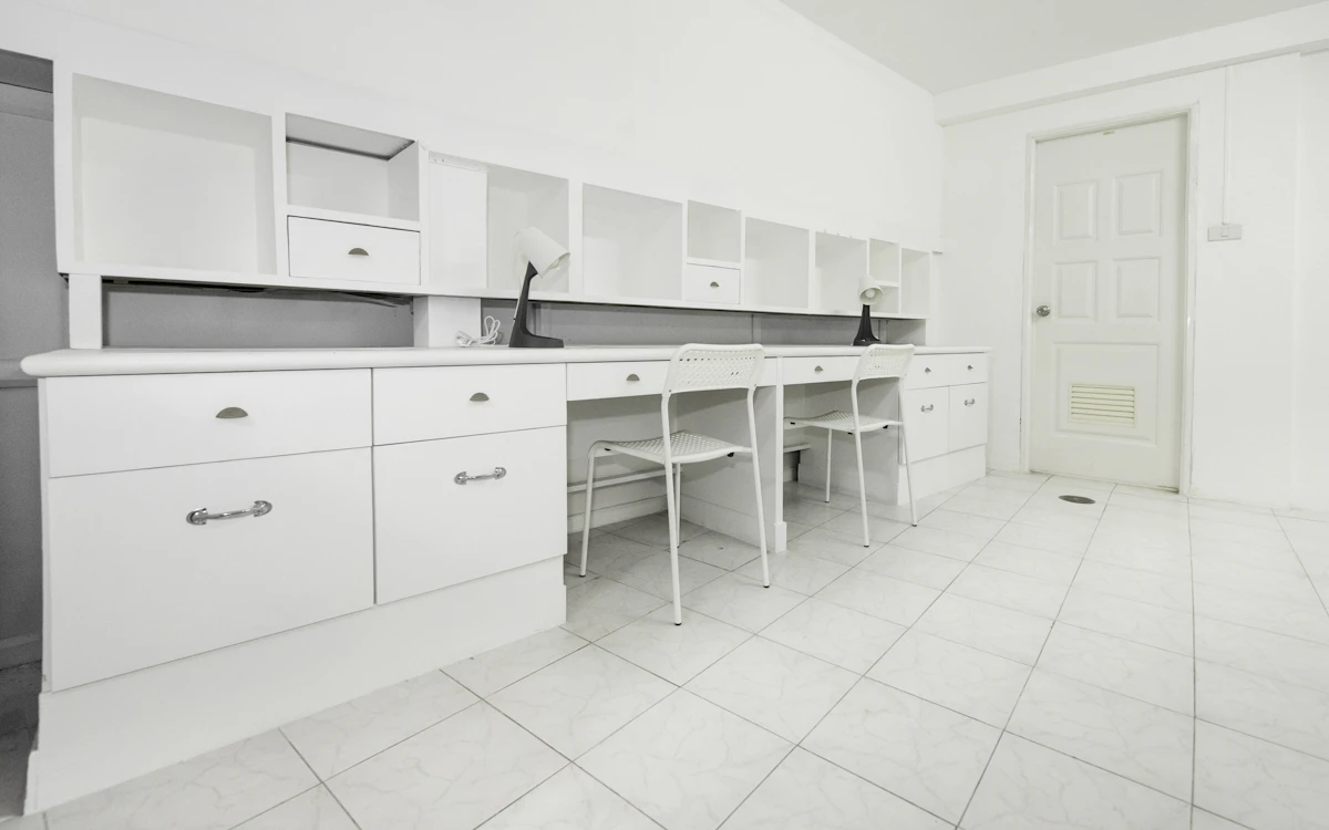 Clean modern dental clinic interior