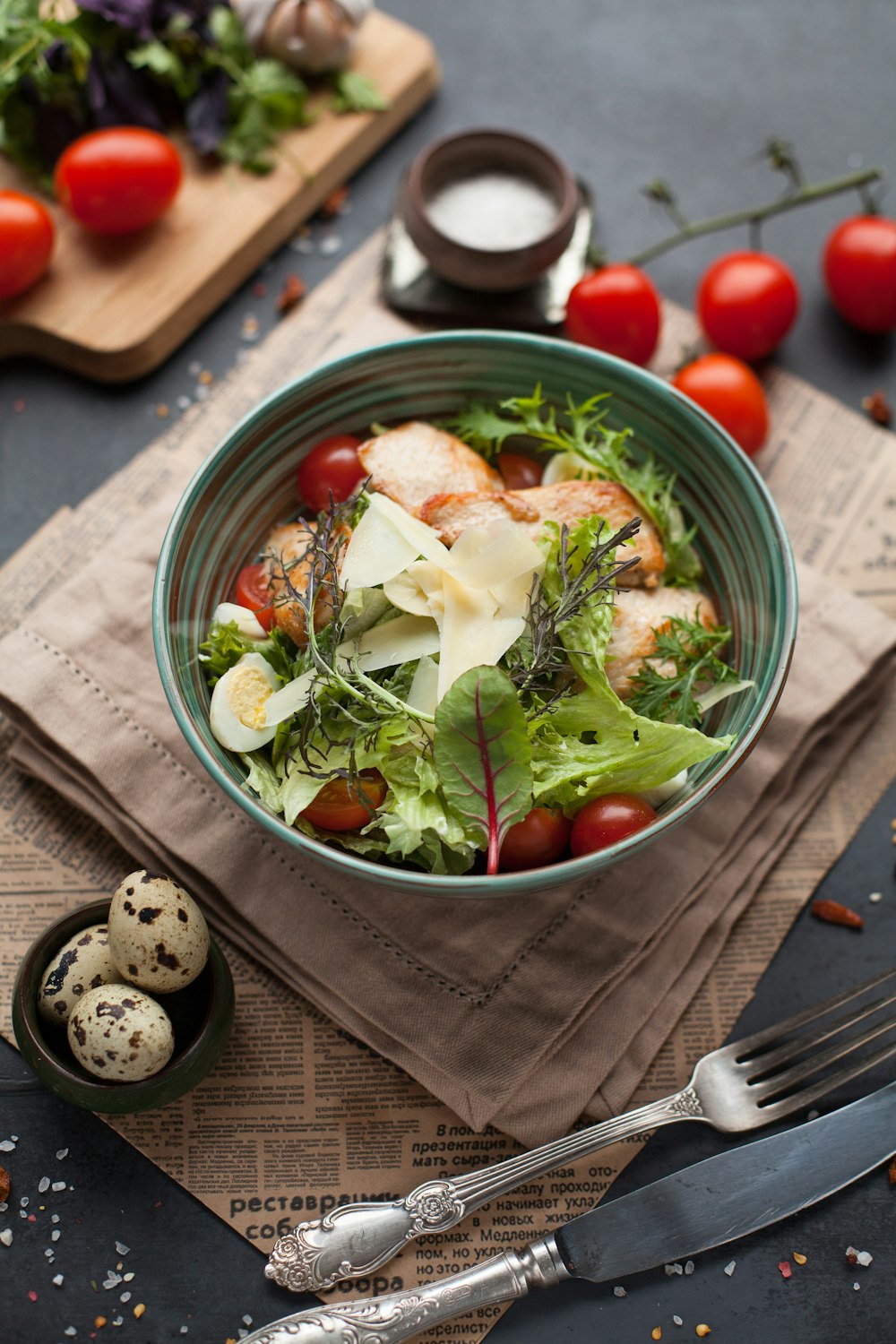 bol de salade de légumes