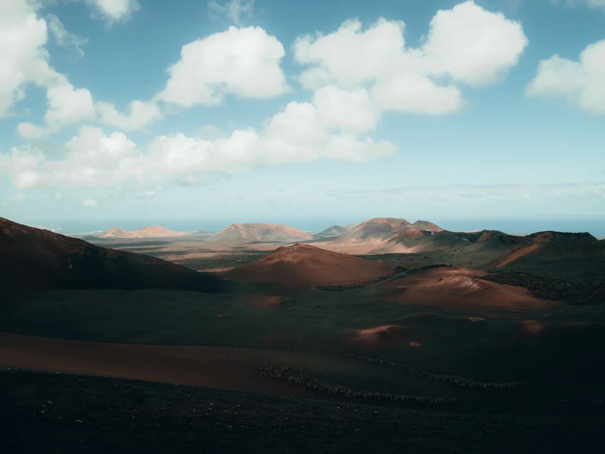 Volcanic landscape of Timanfaya National Park, Lanzarote
