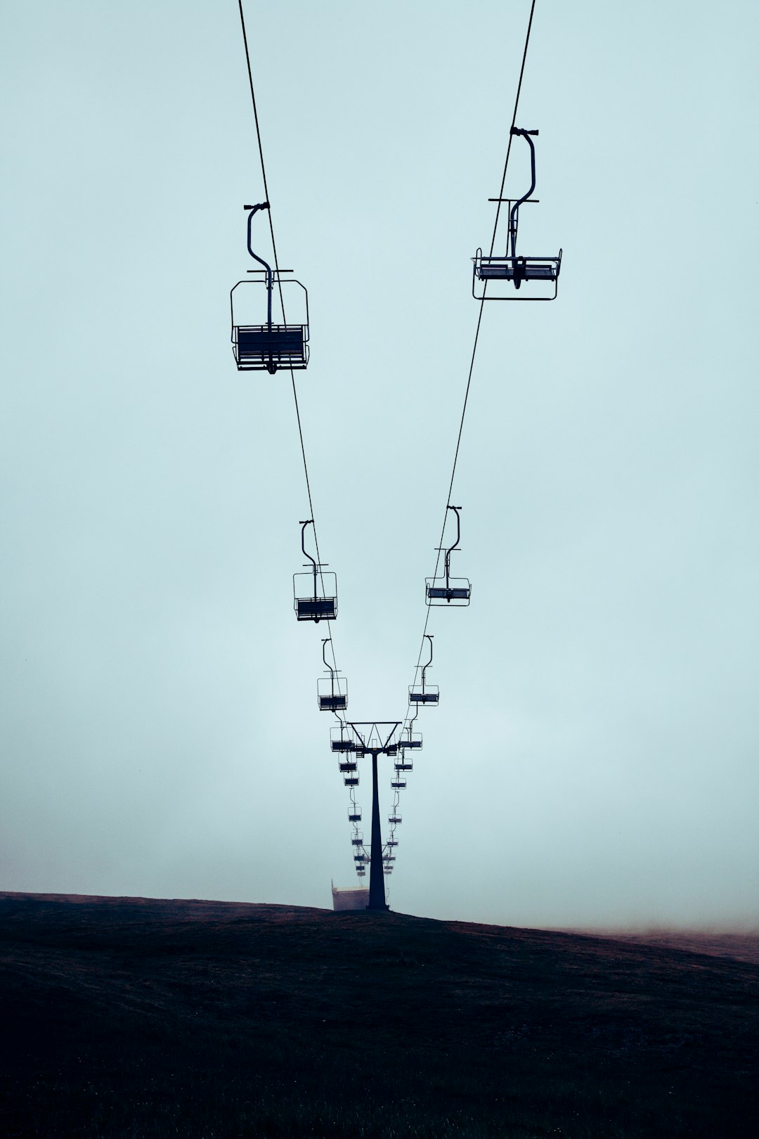low angle photography of cable cars during daytime