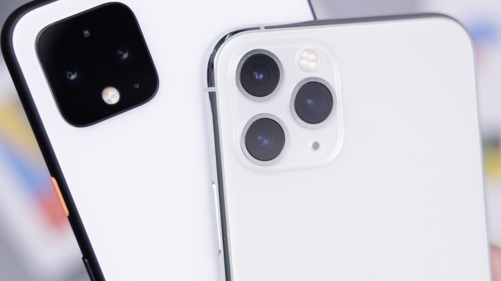 silver iPhone 11 and 11 Pro