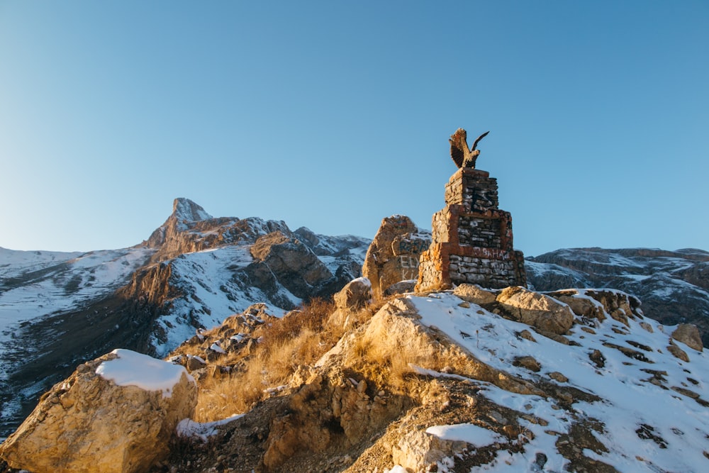 eagle statue on hill