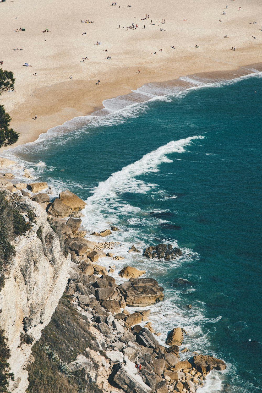 rocky island during day