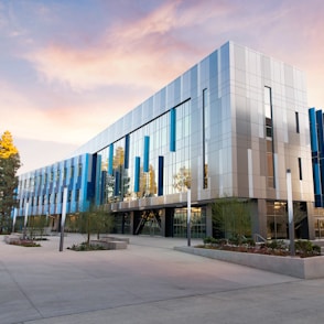 building near trees during day