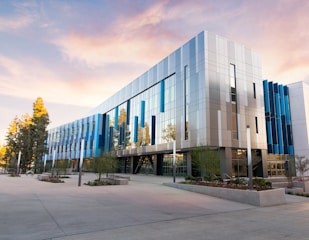 building near trees during day