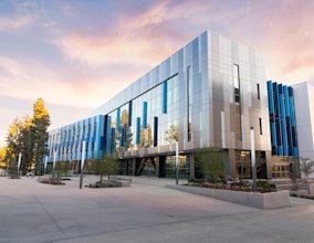 building near trees during day