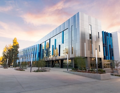 building near trees during day