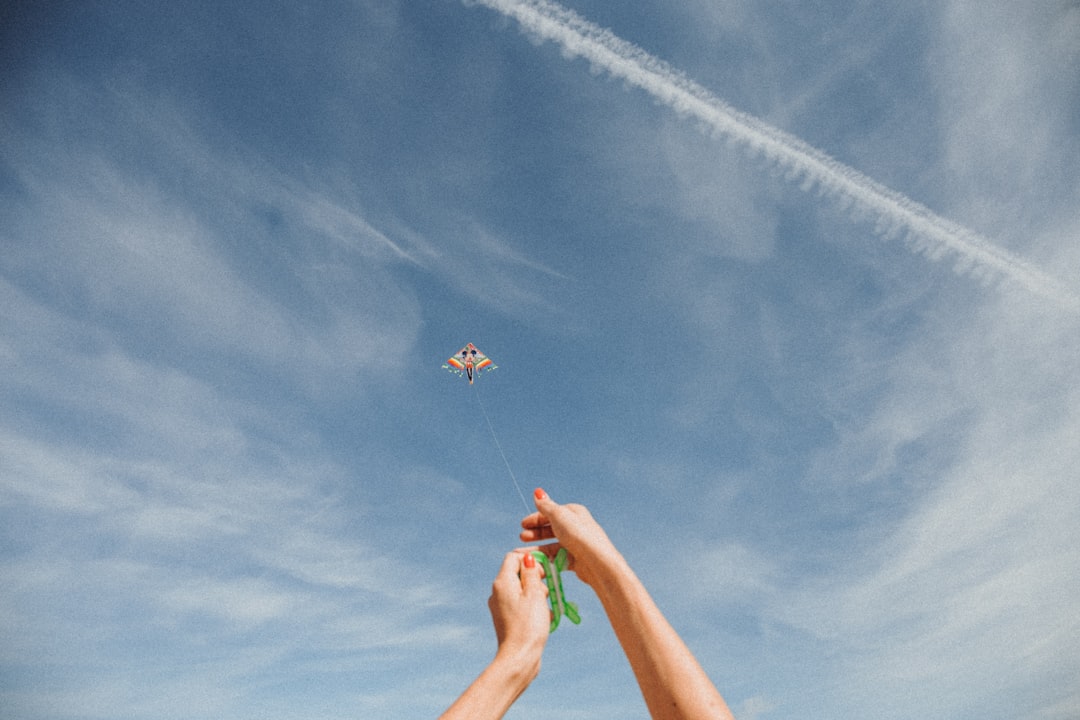 person flying kite during daytime