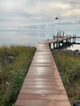 brown wooden dock during daytime