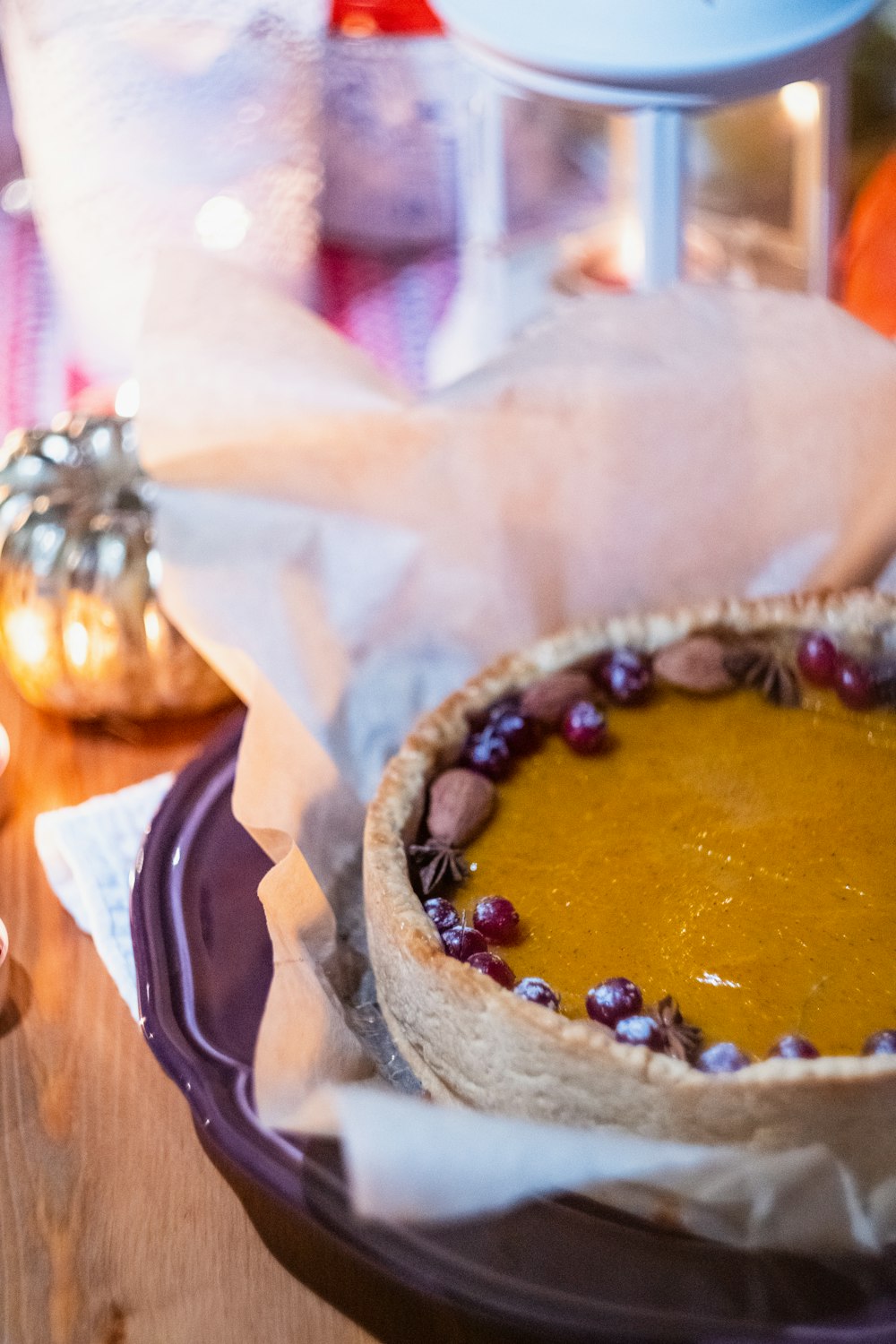 pie with fruits