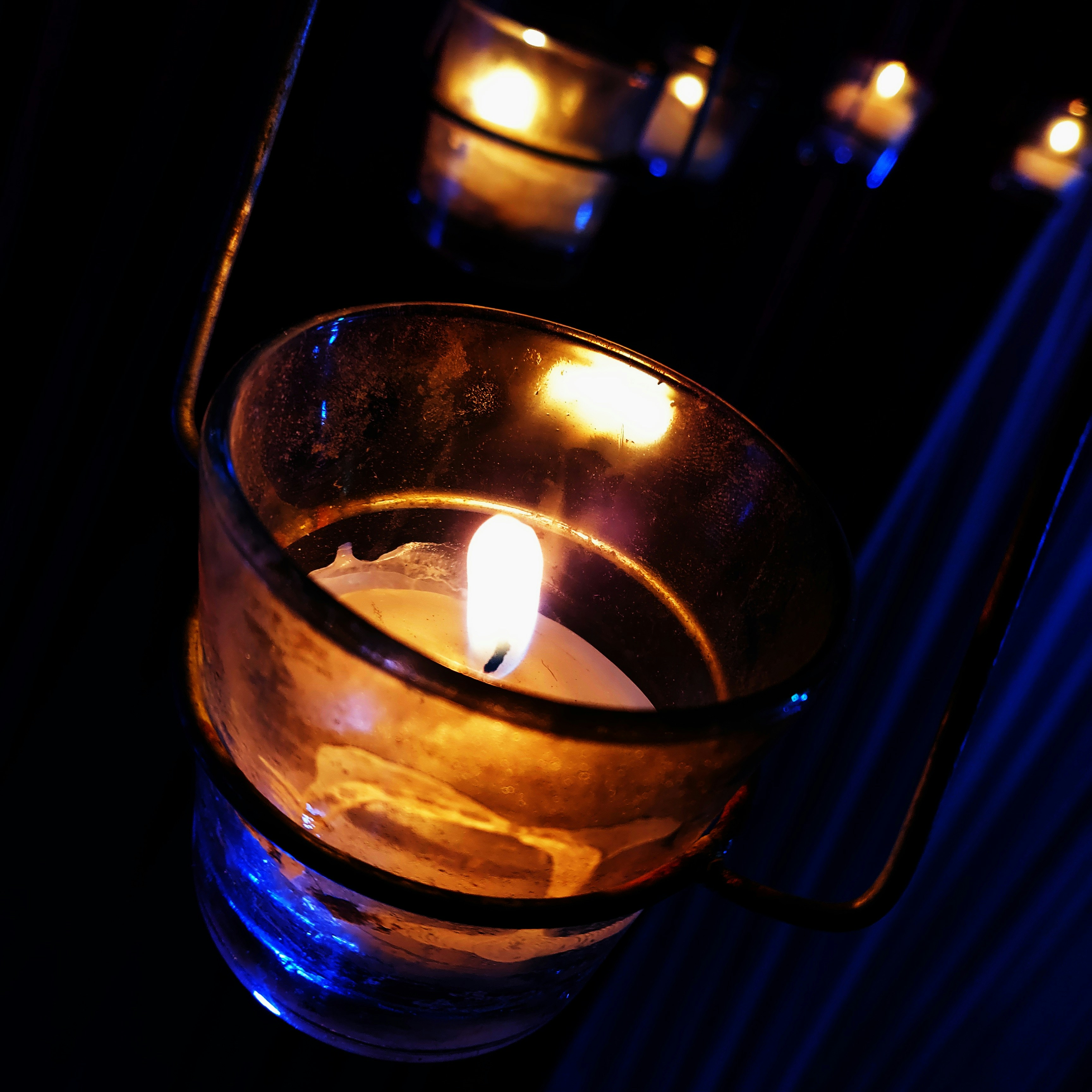 Elegant Glass Candle Holder