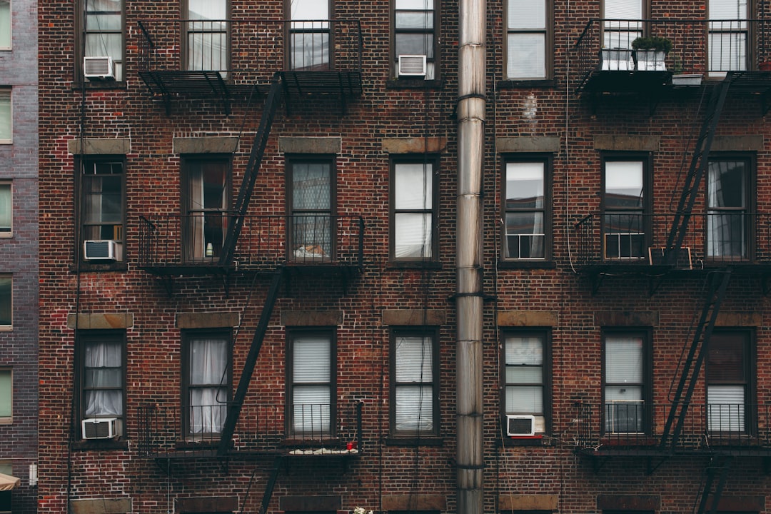 brown painted building