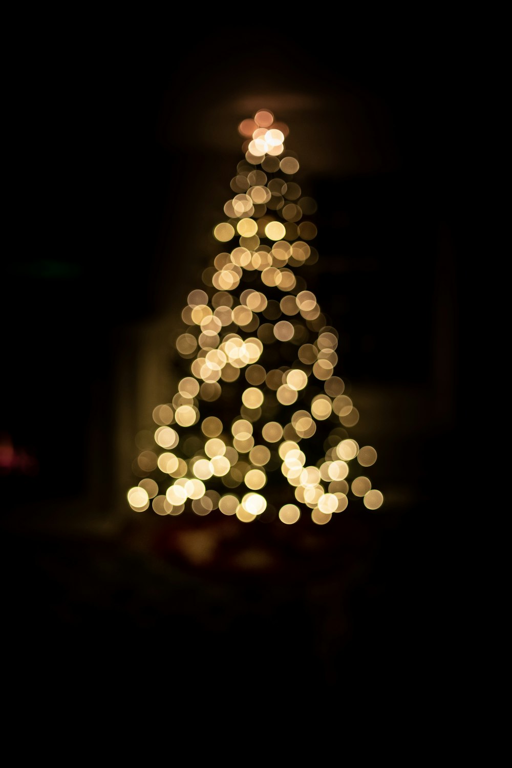 Árbol de Navidad iluminado