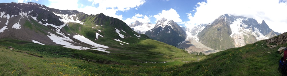 green mountain scenery