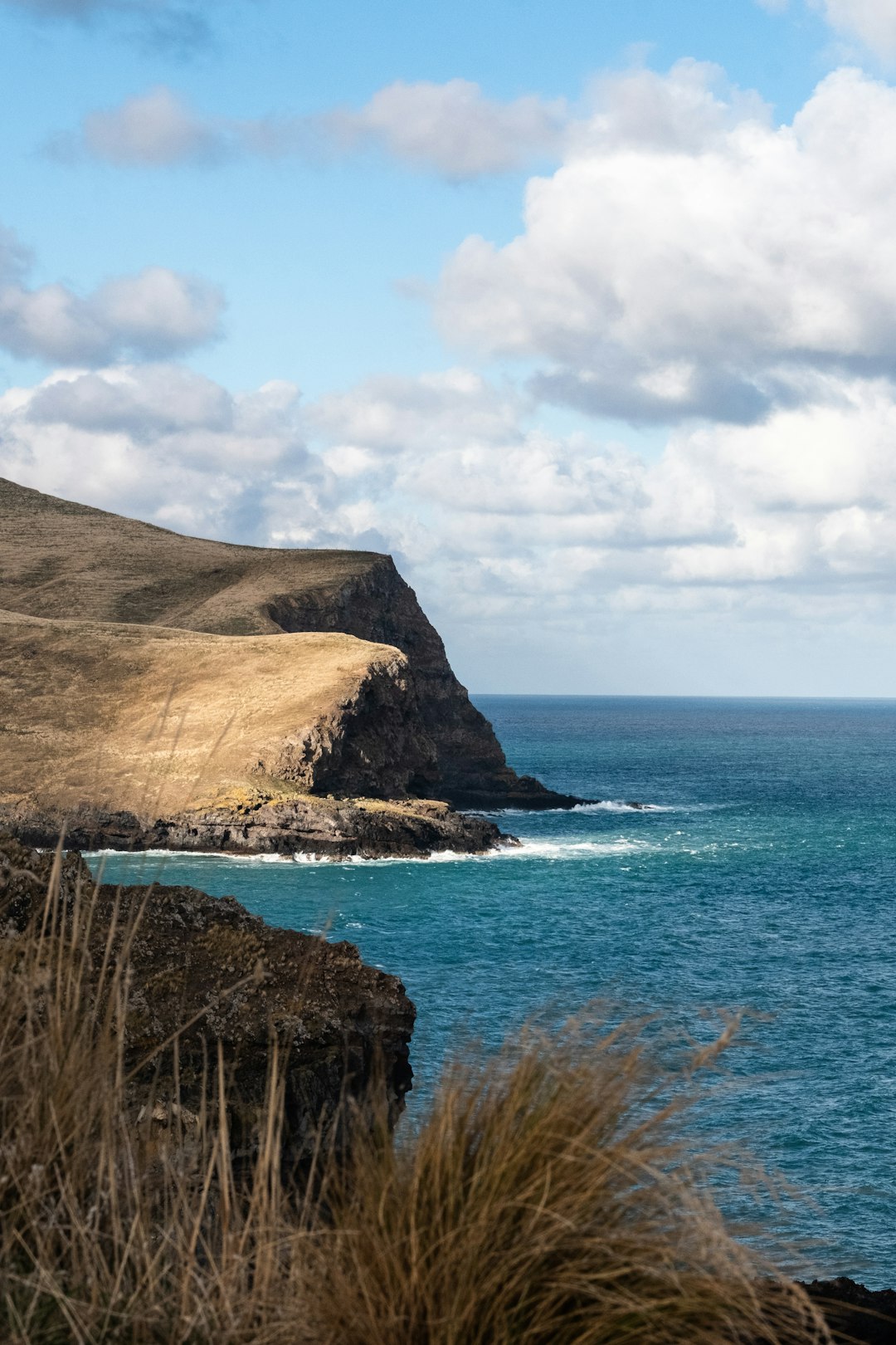 ocean and mountain sceanry