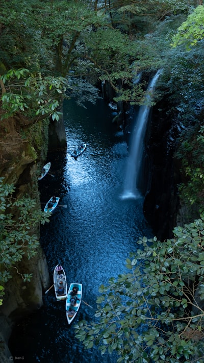Manai Big Falls - From Tamadare Falls, Japan