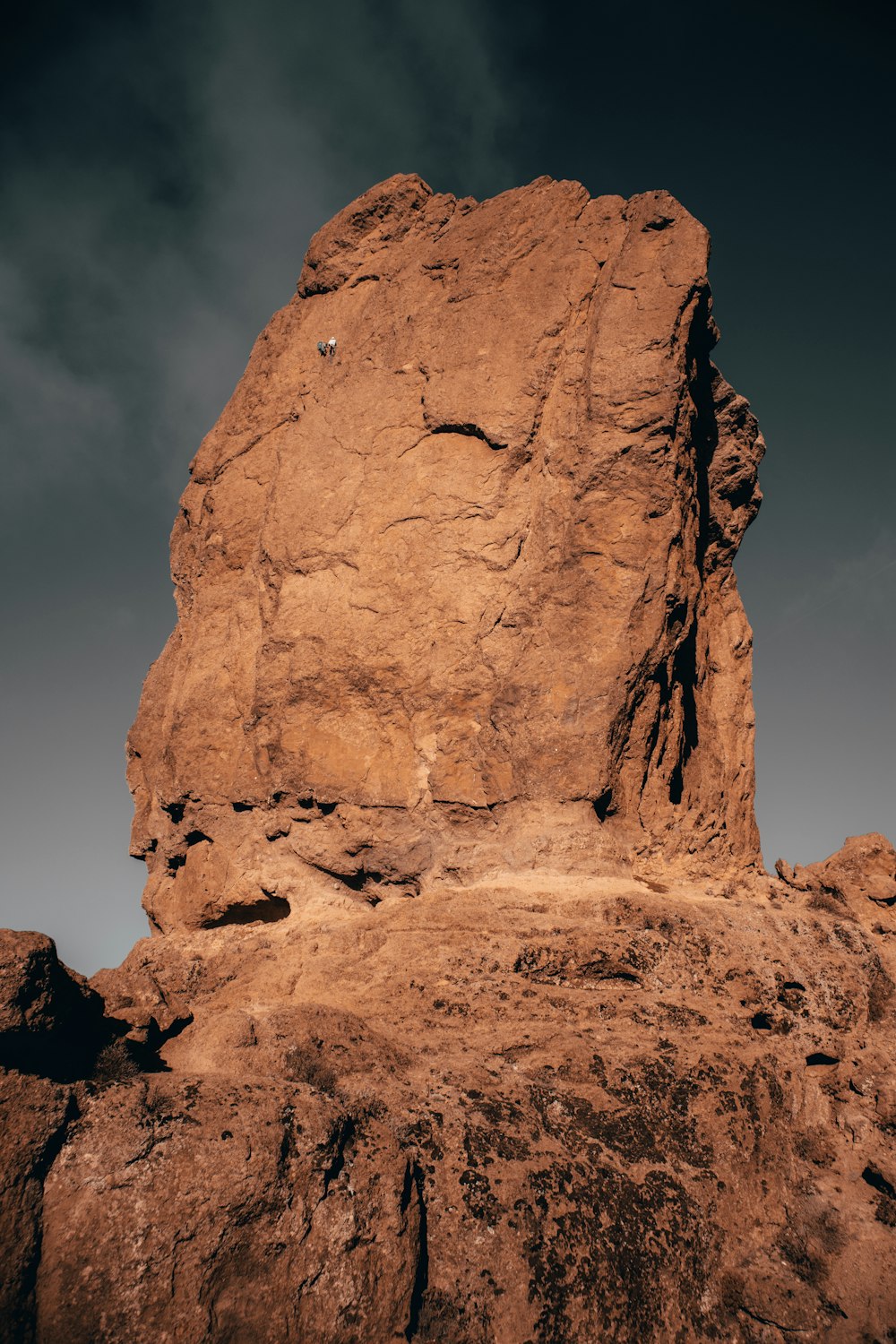 brown rock formation