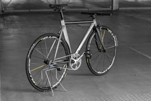 Main product photo of the Kikos stationary bike showing its sleek design and sturdy frame.