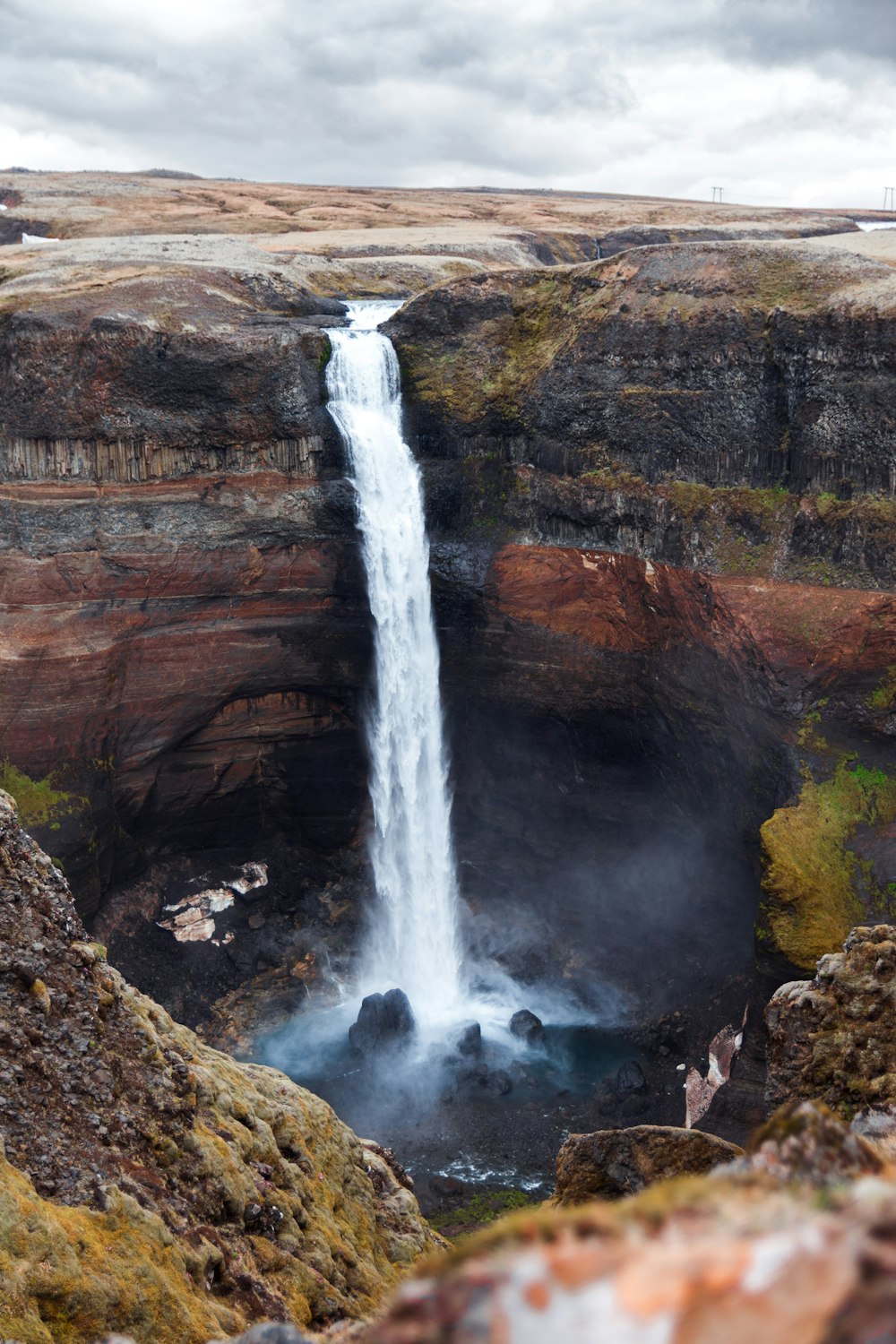 Cascate sotto il bianco