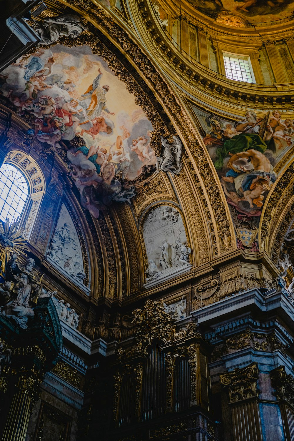 multicolored dome building