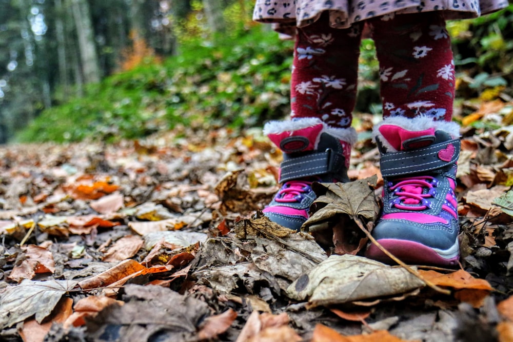 black-and-pink high-top sneakers