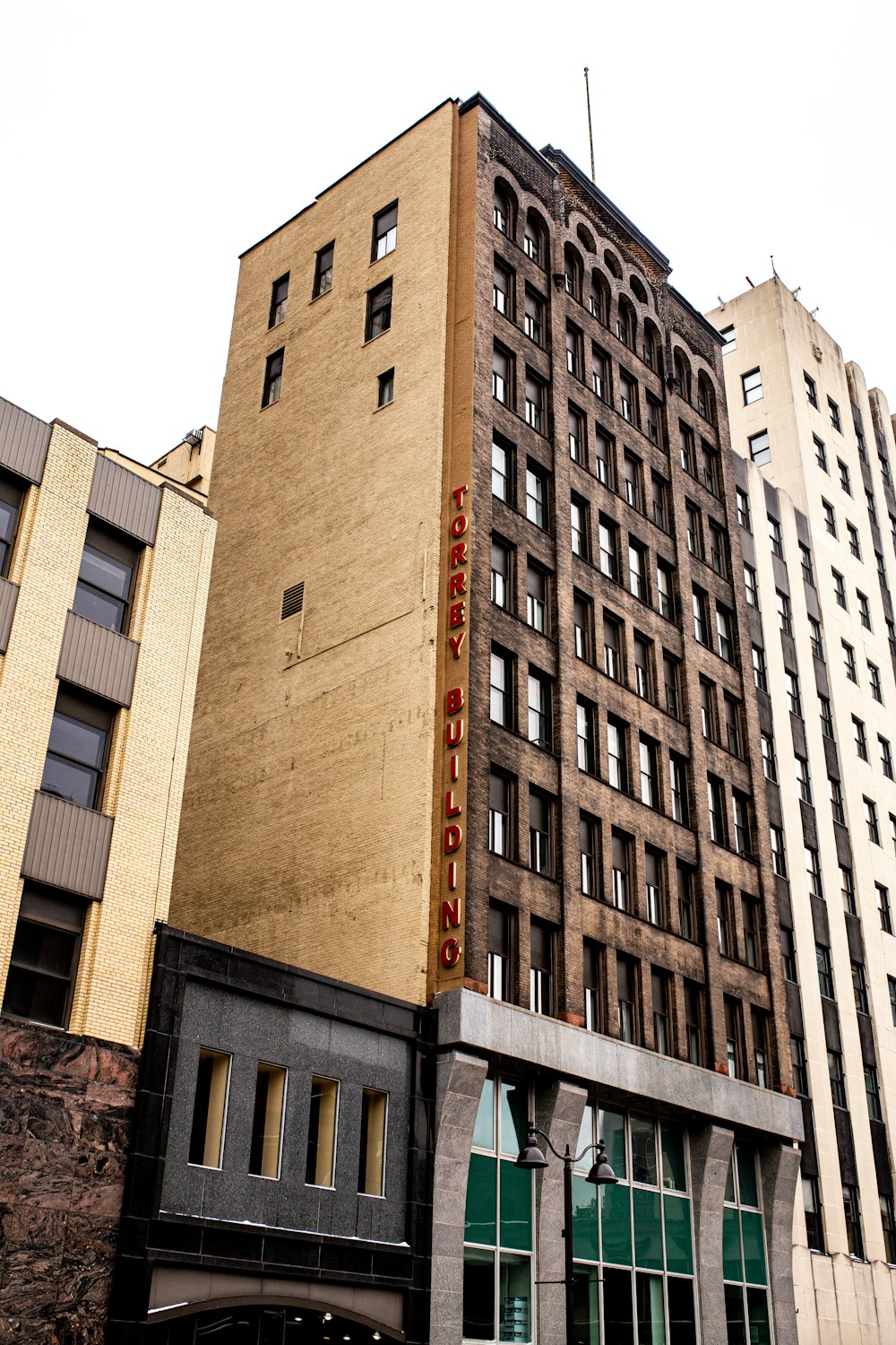 brown and gray buildings