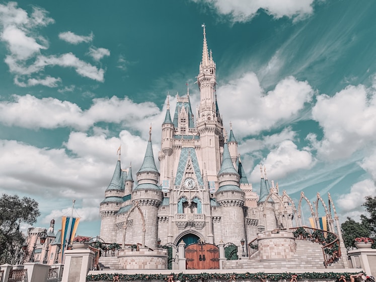 Disney castle during daytime