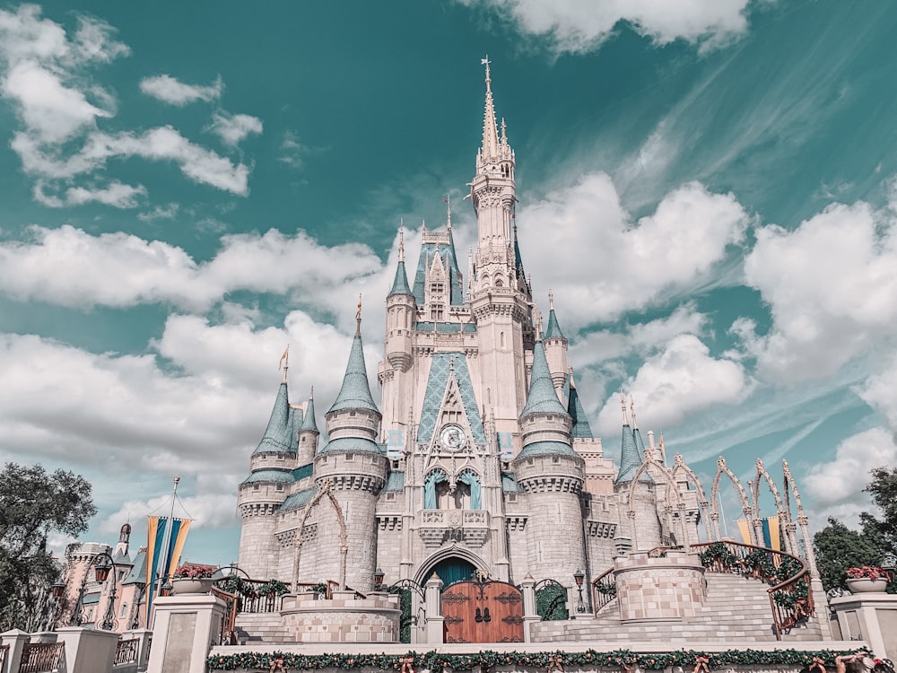 Disney castle during daytime