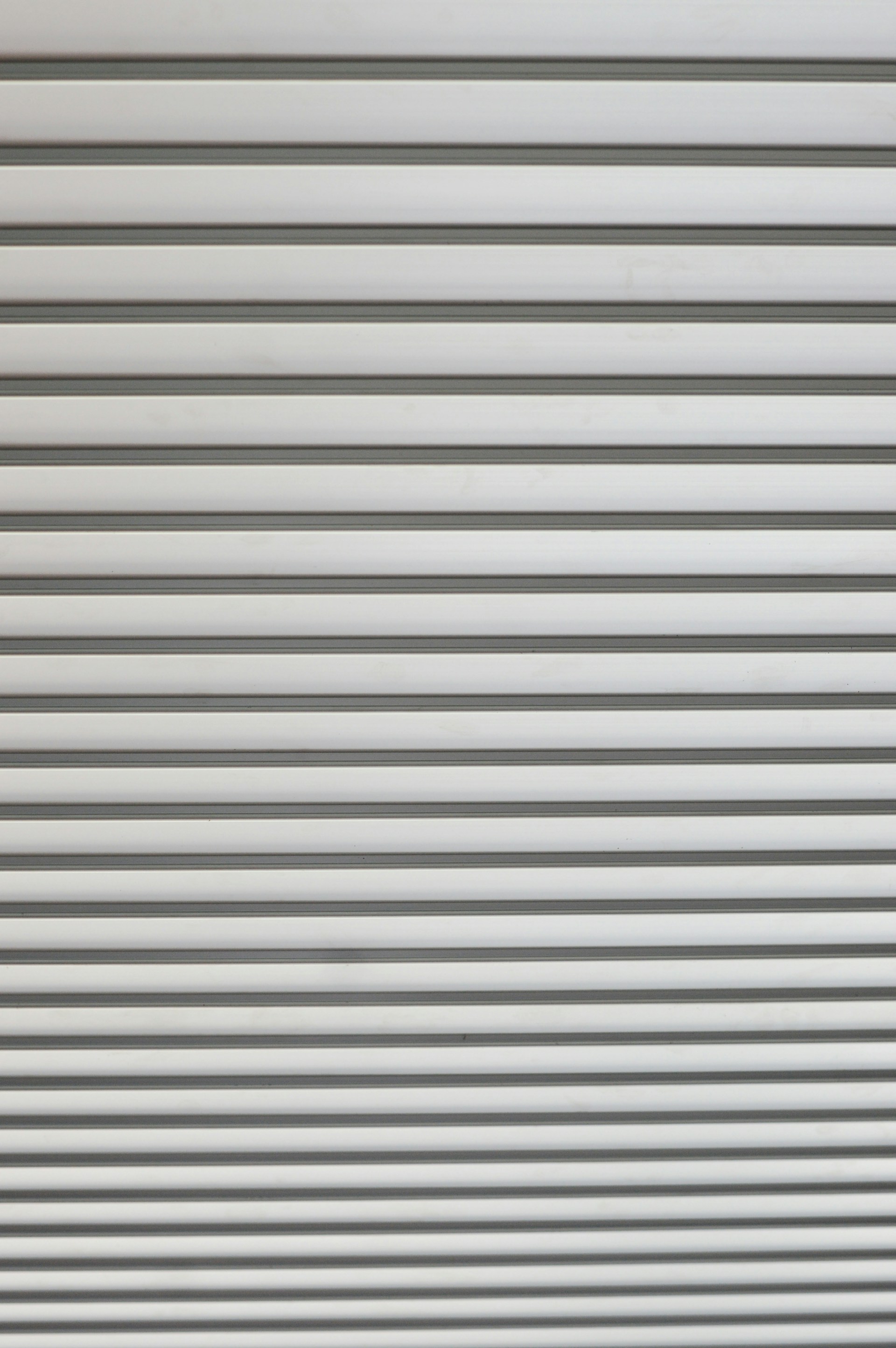 a close up of a closed garage door