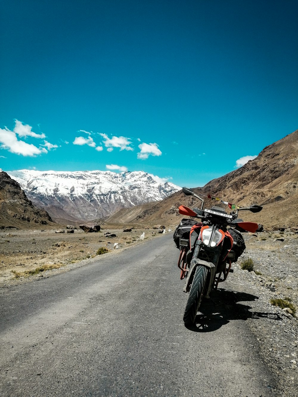 red and black motorcycle