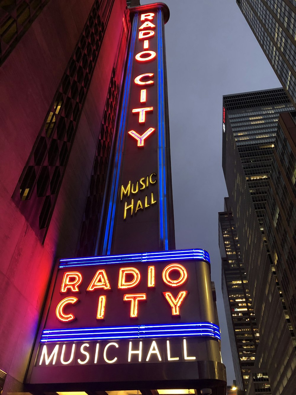 Radio City signage
