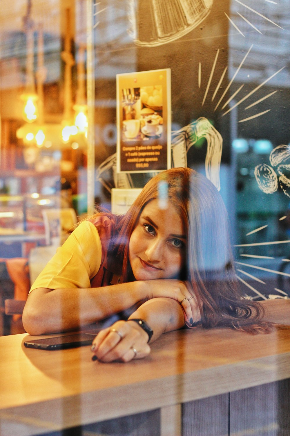 woman taking selfie