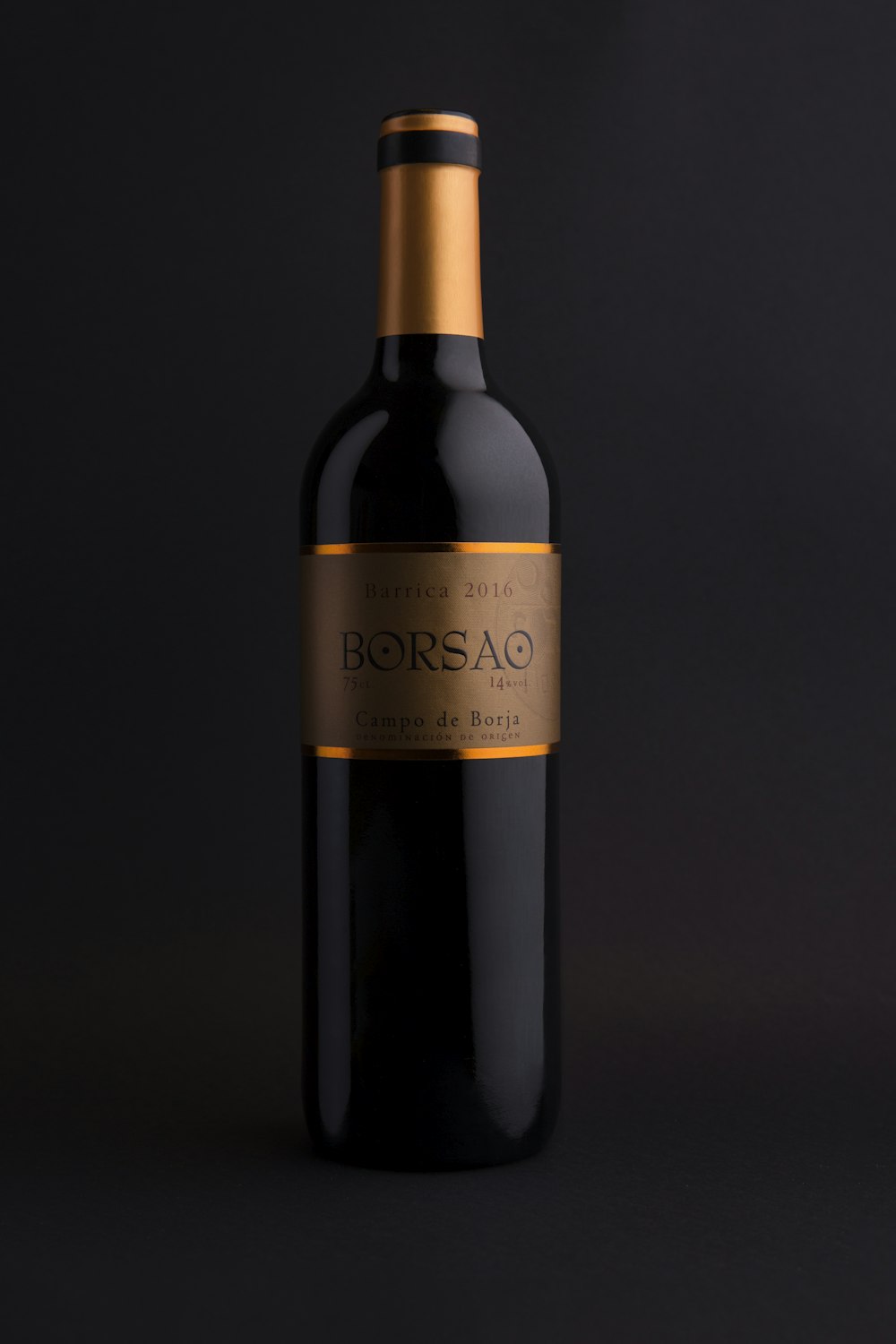 Bottiglia di vino Borsao 2014