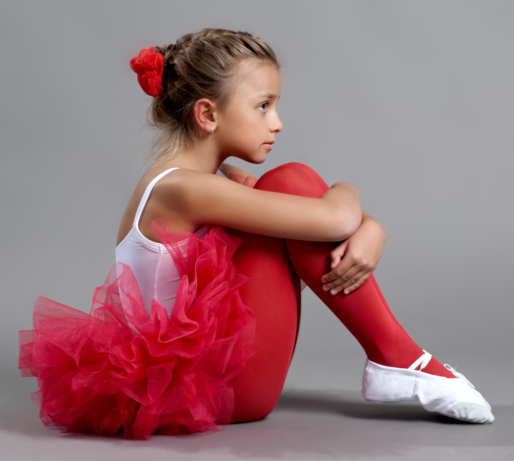 Ballerina wearing tutu skirt