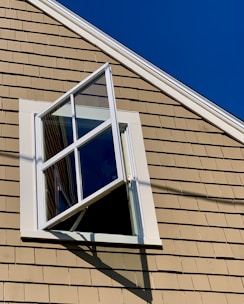 brown and white house