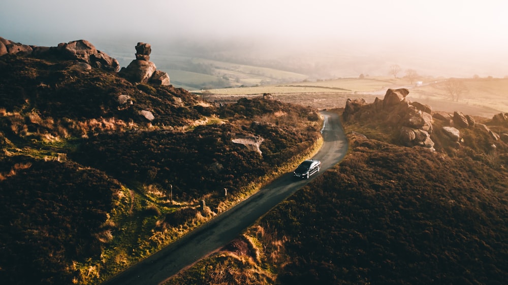 car on road