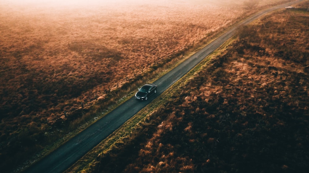 vehicle on paved road