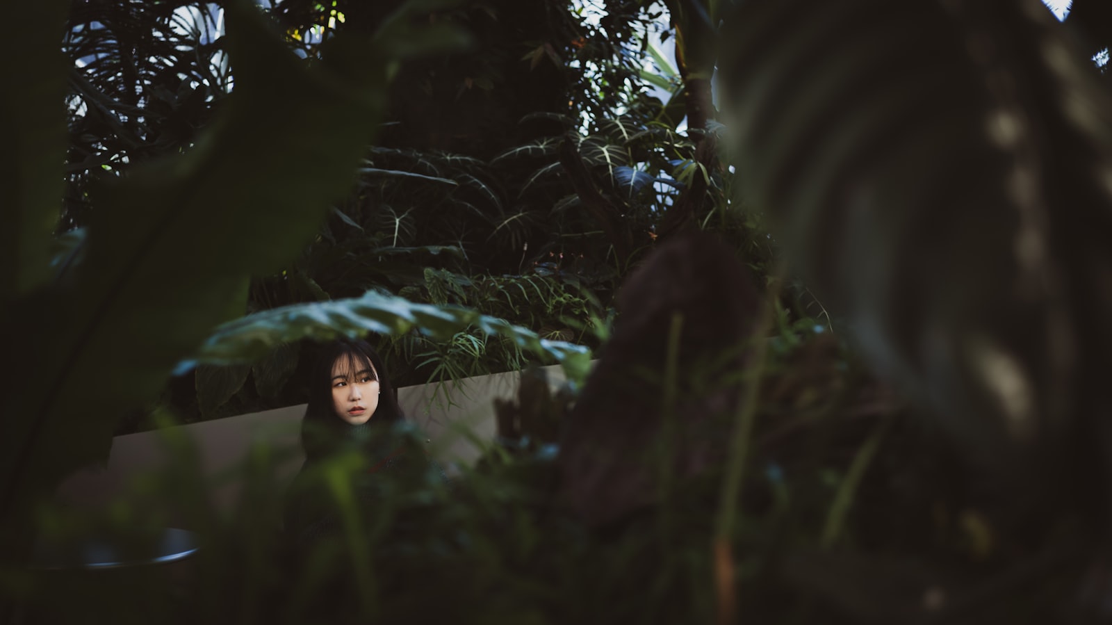 Leica M10 sample photo. Woman standing near plants photography