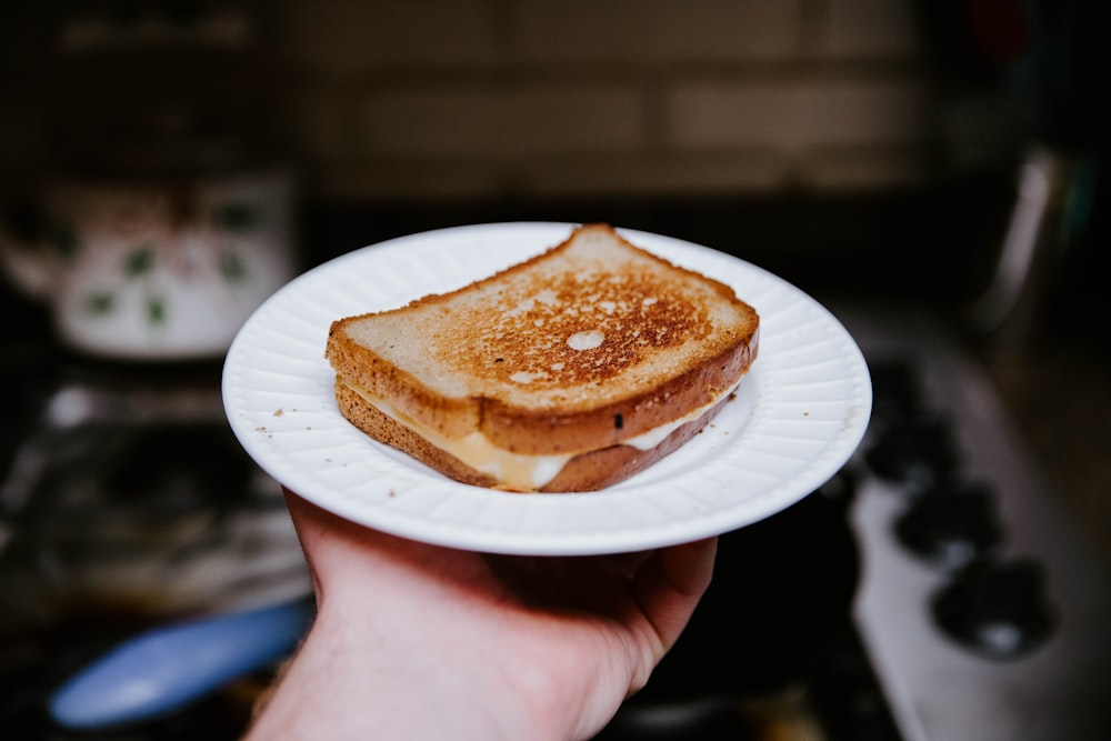 bread sandwich on plate