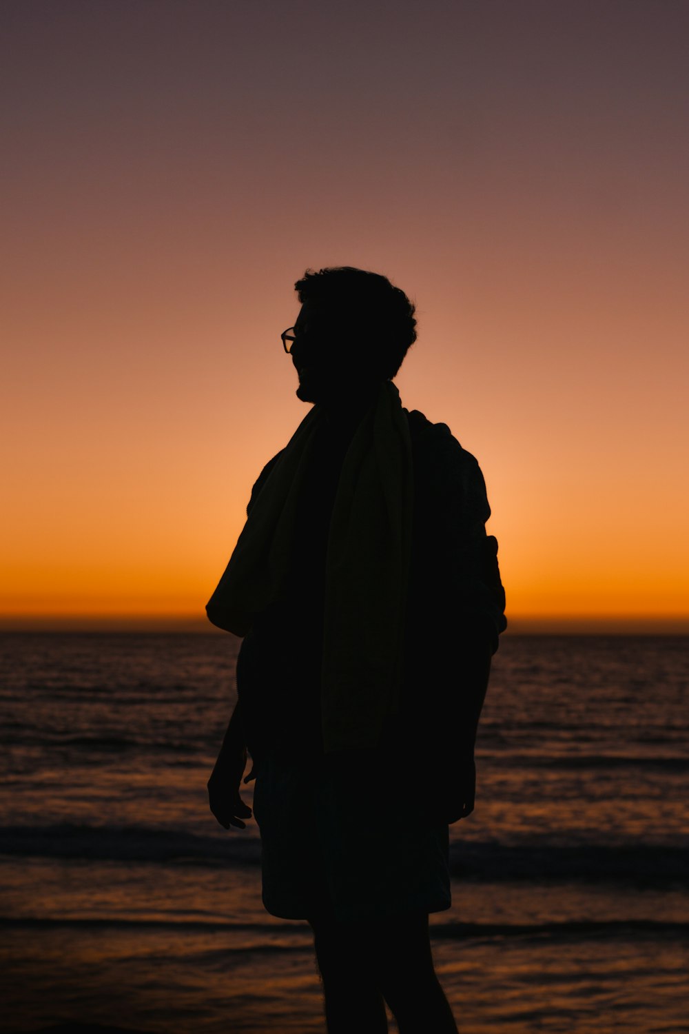 man standing near shore